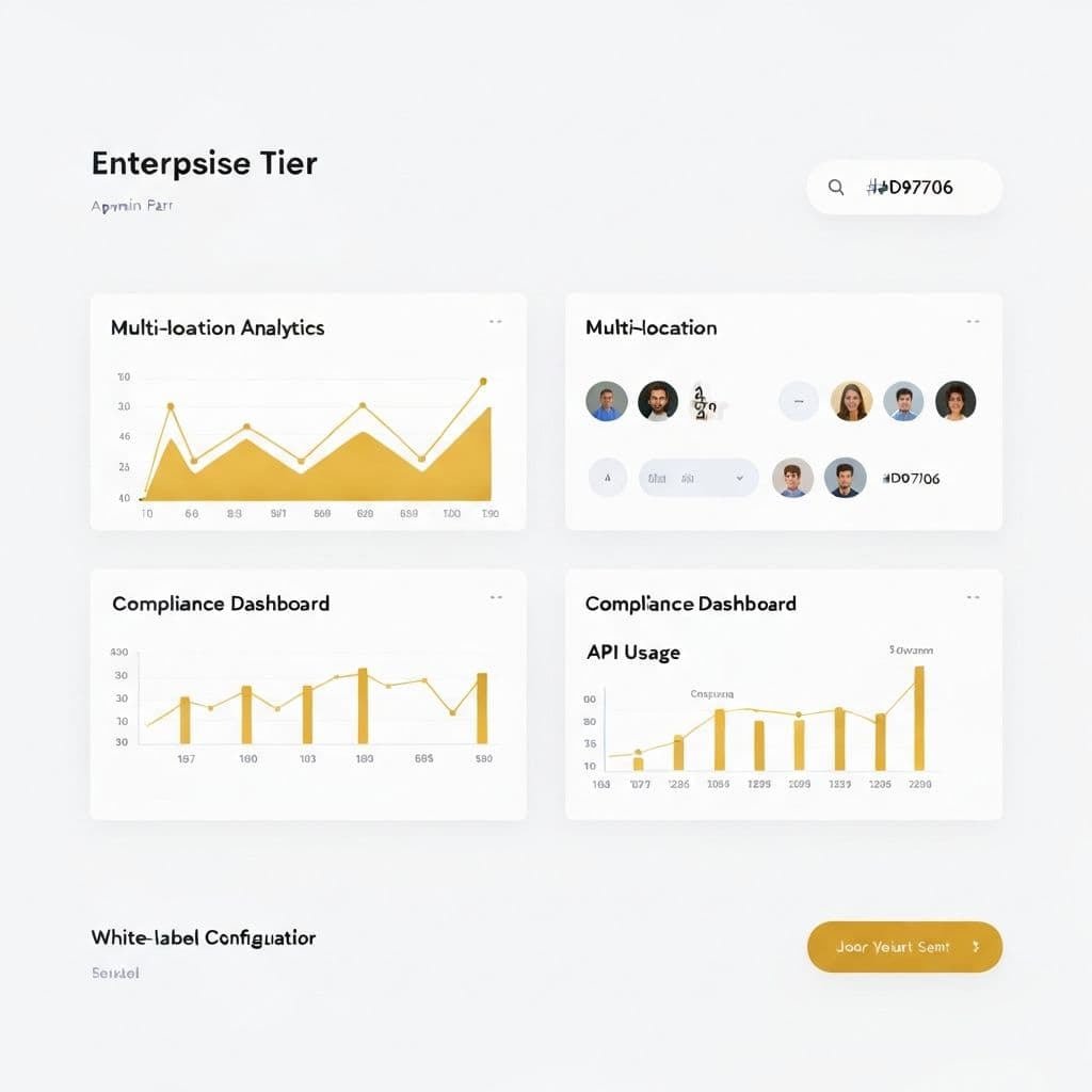 Enterprise Dashboard - Multi-location analytics and admin controls
